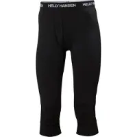 Helly Hansen Lifa Merino Midweight 3/4 Pant, Herr, Svart