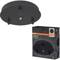 Osram HOMELIGHTING Vintage 1906 PenduLum Triple Canopy Round 4099854442735 Pendellampa Svart