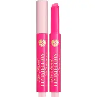 Too Faced Lip Injection Extreme Plumping Clicks | Glossy Lip Plumper Hydrating + Dewy with Sheer Coverage Framrstad mest populra 0,05 oz.