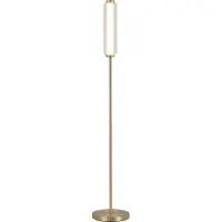Searchlight LED golvlampa Mod, dimbar, Mässing / guld, Vardagsrum / matsal, Metall, LED-golvlampa
