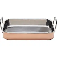 Mette Blomsterberg Roasting Pan-35 × 25.5 × 6.3 Cm-copper Ugnsplåt