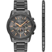 Armani Exchange Analog klocka brons / antracit