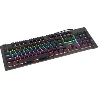 3d printing machine biojee Wired 104Key Real Mechanical Gaming Keyboard Rainbow Bakgrundsbelyst tangentbord för Windows PC Laptop Blue Switch svart