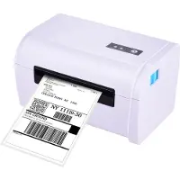 3d printing machine Termisk etikettskrivare för stationär dator för 4x6 fraktpaket Etikettmaskin 160 mm/s High Speed ​​USB&BT USB BT UK vit