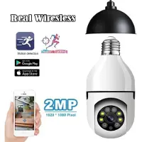 VStarcam E27 PLUS 200W 2.4G/5G Wifi 1080P Panoramakamera Hemsäkerhetskamera Mörkerseende Webbkamera Stödjer Tvåvägsljud Samtal Fjärrvisning Via Smartphone vit