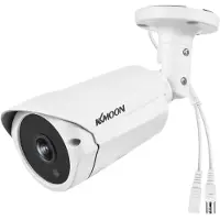 Kkmoon 1080P CCTV-kamera Trådbunden säkerhetskamera Inomhusövervakningskamera Infraröd nattseende 3,6 mm NTSC