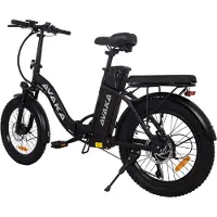 Electric Ride GOGOBEST AVAKA BZ20PLUS spoke wheel 48V15AH 500W brushless motor, 3 riding modes 20 * 3.0-inch tires svart