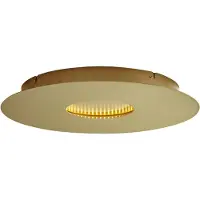 QAZQA Modern taklampa guld 40 cm inkl. LED 3-stegs dimbar - Morning