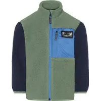 Didriksons Fleecejacka - Antenn - Light Moss - - 120 - Fleecejacka