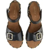 Tom Tailor Platta sandaler HELIN kvinnor - Svart - 40