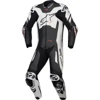 Alpinestars GP Plus V4 Sprint 1 stycke Läderkombi Svart/Vit 48 Herrar sort