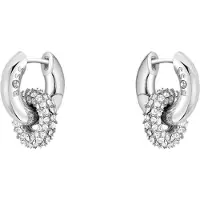 BOSS Earrings with pavé crystals