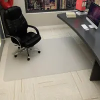 DHDH Kontorsrullstolsmatta Datorspelstolsmatta Hem Sovrum Hängkorg Halkfri matta Golvskydd Botten TPR Lim 90x120cm