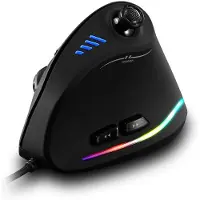 3d printing machine Zelotes C-18 Vertikal trådbunden spelmus 11 programmerbara knappar Justerbar 10000DPI Laser Engine RGB Light Belt 128KB inbyggt minne svart