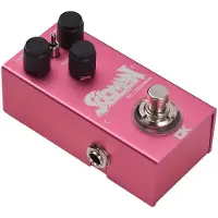Aroma DK Soloman Distortion Pedal Elgitarr Effektpedal True Bypass Metal Shell DC 9V 6,35mm 10x4.5x3.2cm rosa
