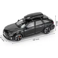 JJRC Nytt 1:32 Simulering RS6 Leksaksbil Modell Ljud och Ljus Dörrar Kan Öppnas Legering Pressgjuten Modell Ornament Samlarobjekt Leksaker Pojke Vuxen Högtidsgåva svart