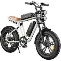 ENGWE M20 2*13Ah Batterier 20*4,0 tum Däck 750W Borstlös motor 45km/h Maxhastighet Fram & Bak Skivbromsar m20 dual battery vit