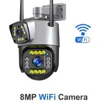 VStarcam 2024 Ny EU Dual Lens 4G IP-kamera WiFi 8MP 4K Övervakningskamera Trådlös Utomhus Smart Home Night Vision Digital Zoom CCTV-kamera WIFI