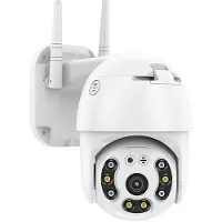VStarcam 5MP HD PTZ IP-kamera Säkerhetskamera 5G Wifi Trådlöst ljud Utomhus Vattentät IR Night Vision Video CCTV Övervakningskamera Visa via smartphone US Plug vit