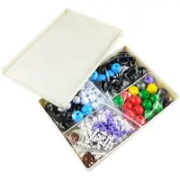 TOMTOP JMS PP Chemistry Molecular Model Kit Organiska och oorganiska modelleringsset Vetenskap Undervisningshjälpmedel flerfärgad