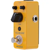 Aroma Mooer Yellow Comp Micro Mini Optisk Kompressor Effektpedal för Elgitarr True Bypass