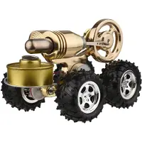 TOMTOP JMS Stirling Engine Kit Elgenerator Varmluft Bilmotor Modell Fysisk Generator Modell med Type-1