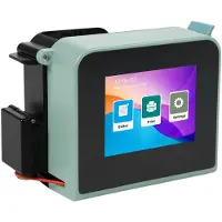 3d printing machine Bisofice mini handhållen skrivare Bärbar bläckstråleskrivare 600DPI High Definition Inkjet Code Printer grön