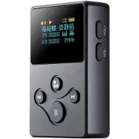 Honor Electronics xDuoo X2S HiFi Music Player High Fidelity Lossless Audio Player DSD FLAC APE WMA WAV AAC MP3-spelare svart