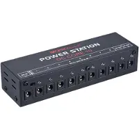 Aroma MOSKYAudio Mini Power Supply Station 10 isolerade DC-utgångar för 9V 12V 18V gitarreffekt med ström EU Plug