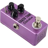 Aroma Gitarr Distortion Pedal Elgitarr Effektpedal True Bypass Zink Alloy Shell DC 9V 6,35mm violett