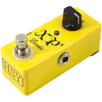 Aroma Gitarr XP Booster Pedal Elgitarr Effektpedal True Bypass Zink Alloy Shell DC 9V 6.35mm gul