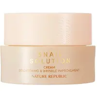 Nature Republic NATURE REPUBIC Snail Solution Cream 52ml, En närande kräm för elasticitet, 60 % snigelslem filtrerat, ultrahydrering och näring