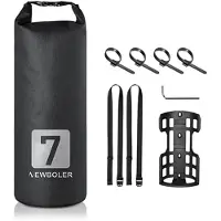 West Biking 3L/7L Cykelgaffelväska Vattentät Roll Top Dry Bag Cykelgaffelväska Cykelpaket Cykelväska 7L x 1 svart