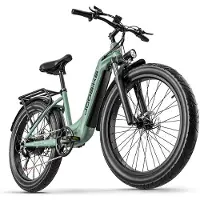 Electric Ride JOOBIKE JOO1 All-Terrain Adult Electric Bicycle 1000W Motor Men's E-Mountain Bike 48V17.5AH Battery 26 Inch Fat Tyre women's eBike grön