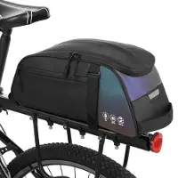 West Biking Vattentät Cykel Rear Rack Bag Cykelhållare Cykel Rear Rack bör väska Type 1 gray