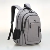 Boho berry Stor 15,6 tum/17,3 tum laptop ryggsäck USB herr dator skolväska Business väska Oxford vattentät ryggsäck College Daypack 20 inches ljusgrå färg