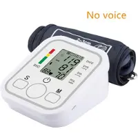 Meiteai-All Smart Digital Blodtrycksmätare Hemma Blodtrycksmätare Överarms BP Monitor Automatisk pulspulsmätare Röstmeddelande without Voice beige
