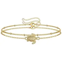 YIRAN Jewelry Boho Armband Armring Havssköldpadda Hänge Armband För Kvinnor 14 K Guldfylld Smycke Armband Pulseira Kvinnor Gåva gyllene