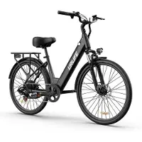 Electric Ride URLIFE E26 Ebike Mountain Snow Elcykel 36V13Ah Batteri 350W Motor Eiectric Cykel 26 Tum Off-Road Däck Elcykel svart