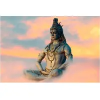 DIMENGQI Lord Shiva Väggkonst Canvastavlor Hindu Gudar Hemdekorativa Canvaskonsttryck Hinduism Konstbilder för vardagsrum Cuadros 50x70cm