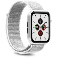 Puro Sport Nylonarmband till Apple-klocka 38/40/41 mm - Vit