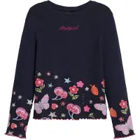 Desigual T-shirt blå / blandade färger