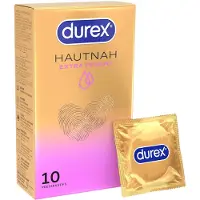 Durex Hautnah - kondomer - extra glidmedel - 10 st
