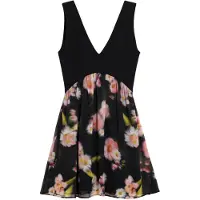 Desigual Klänning blandade färger / svart