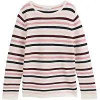 Tom Tailor Tröja ecru / rosa / gammalrosa / svart