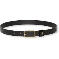 Calvin Klein Leather Monogram Hardware Belt