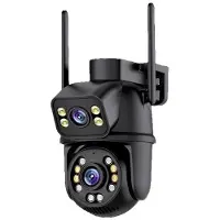 LS VISION Ny EU 4K 8MP HD Wifi PTZ-kamera utomhus 4MP Dual Lens Dual Screen AI Auto Tracking IP-kamera CCTV Ljud Videoövervakning P2P iCSee camera