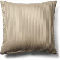 Borg Örngott 60x63 cm - Egyptisk bomull - Beige jacquardvävda ränder