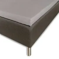 Nordstrand Overmadrasslaken 140x200 cm - 100% mjuk bomull - Höjd 8 cm - Antracitgrått lakan till bäddmadrass av