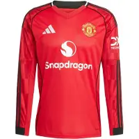 Adidas Manchester United Hemmatröja 2025/26 Långärmad - , storlek Medium